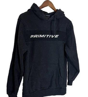 Primitive Mens Hoodie Hooded Sweatshirt Sweater size S Black Grey Skate - Image 1 of 4