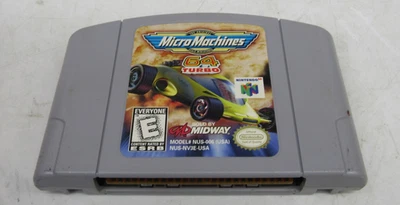 Micro Machines 64 Turbo (Nintendo 64,1999) Vintage Auténtico Limpio Probado N64 Foto 1 de 3
