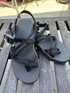 Chaco Women’s 8 ~ Black ZX/2 Waterproof Hiking Trail Toe Strap Sports Sandals - Picture 1 of 16