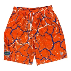 Dyme Lyfe Florida Gators Shorts Orange Lighting Embroidered Logo Men’s Large - Picture 1 of 7