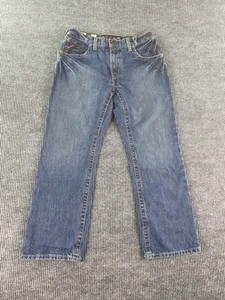 NWT Ariat Jeans Mens 33x30 Blue Denim Flame Resistant Straight Leg M5 Cat 2 Work - Picture 1 of 23