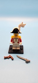 LEGO Imperial Guard ADMIRAL Minifigure pi074 w/Weapons from 6271