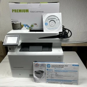 Impresora HP LaserJet Pro MFP M426fdw-HP F6W15A-Tóner Izquierdo + Tóner Nuevo + Cable Pwr - Imagen 1 de 22