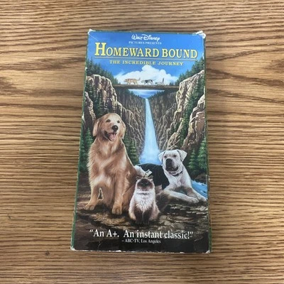 Disney’s Homeward Bound: The Incredible Journey VHS Video Tape 1993 Movie Foto 1 de 4
