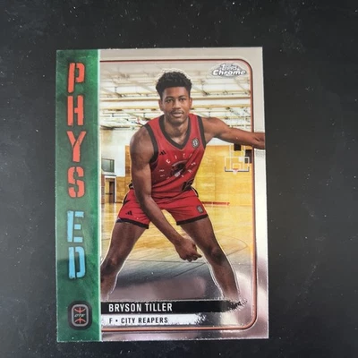 2023-24 Topps Chrome OTE Overtime Elite - Phys Ed Bryson Tiller #PE-14 (RC) - Image 1 of 2