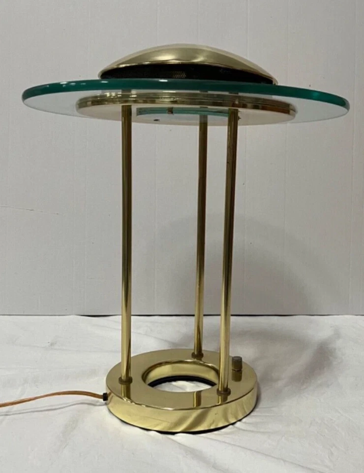 Vintage 1980s Robert Sonneman for George Kovacs Saturn Dimmable Desk Lamp - Image 1 of 4
