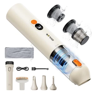 4 in 1 Car Vacuum - Handheld Vacuum 14000PA High Power, Portable Cordless Sma... - Picture 1 of 8