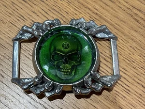 Hebilla de cinturón oficial calavera gótica vintage Alchemy England Soul Of Agrippa 1996 - Imagen 1 de 2