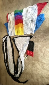 50” HQ Parafoil 16 & 23’ G-Kites Tail, Drachenschlitten Ripstop Nylon rainbow obsolete - Bild 1 von 20