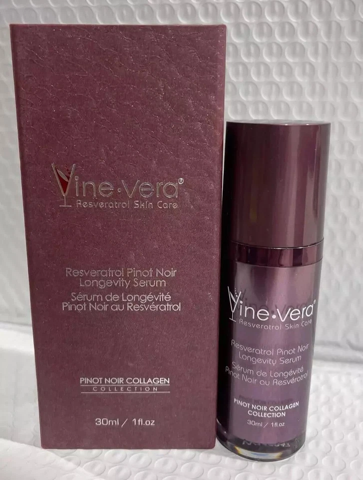 SUERO LONGEVIDAD VERA RESVERATROL PINOT NOIR 30 ml/1 fl. oz. TOTALMENTE NUEVO Foto 1 de 4