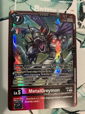 MetalGreymon EX9-011 SR Digimon CCG | Versus Monsters NM - Image 1 of 2