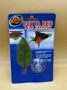 Zoo Med Labs Betta Bed Leaf Hammock, Aquarium Fish Resting Place - Picture 1 of 5