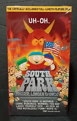 South Park Bigger, Longer & Uncut VHS Tape 1999 - BRAND NEW FACTORY SEALED! - Image 1 of 4