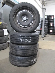 Opel Astra H Sommerkomplettsatz 205/55R16 91V Stahlfelge 6,5Jx16 ET37 - Bild 1 von 4