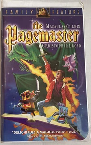 The Pagemaster (VHS, 1995, Clamshell) Macaulay Culkin Fox Video Family Feature - Picture 1 of 3