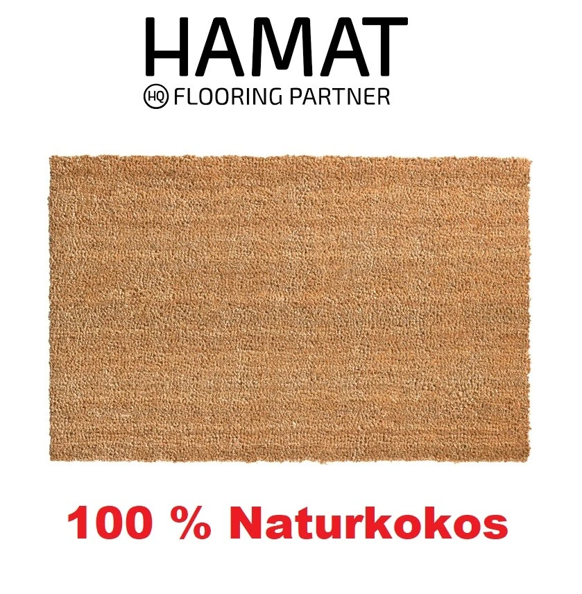 Hamat Fußmatte Natur Kokos L400xb600xs24mm