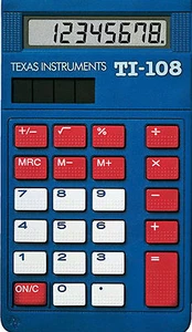 2x Texas Intinstruments TI-108 Office Calculator Calculator - Picture 1 of 3