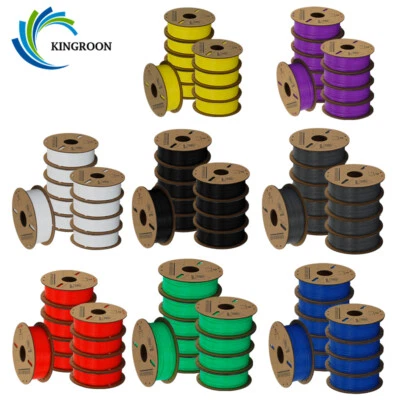 KINGROON 10 kg 1,75 mm PLA PETG stampante 3D filamento fascio bobine 5 kg nero bianco rosso 1 kg