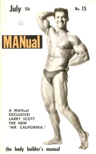 Manual No.15, July 1960, Vintage Male Beefcake Magazine - Imagen 1 de 4