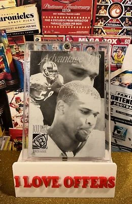 1998 EDGE PETER BOULWARE #12 RARE 1 OF 1 PRINTING PRESS PLATE 1/1 C STORE RAVENS - Image 1 of 4