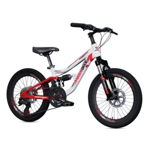 Magik bike Full 20" MTB Bianca e Rossa Bambino - Foto 1 di 1