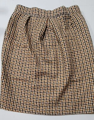 Falda Vintage - Lana Virgen Pura - ALFRED SUNG - Canadá - Talla 6 Foto 1 de 4