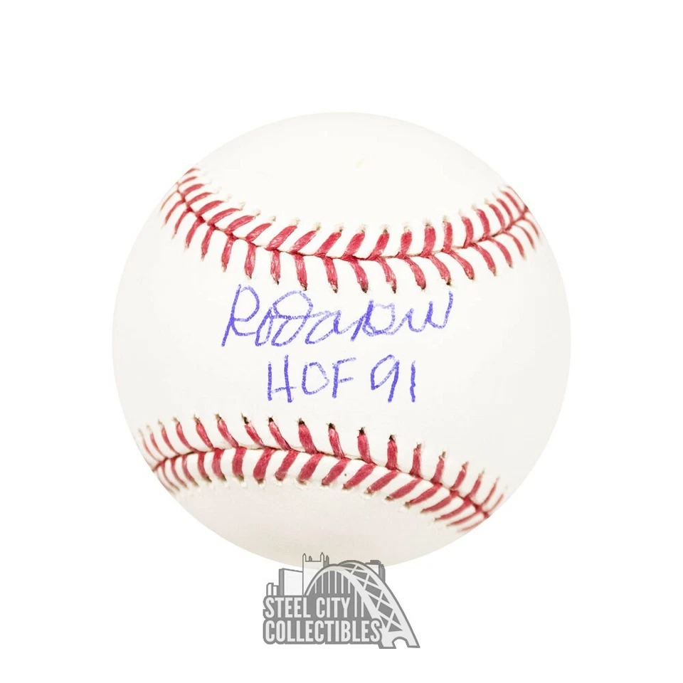 Rod Carew HOF 91 Autographed Official MLB Baseball - BAS COA - Image 1 of 1