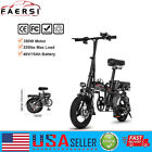 Folding Electric Scooter Long Range E-Scooter W/Seat Adult Safe Urban Commuter