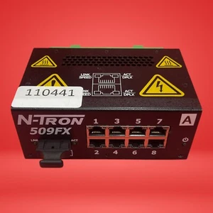 N-Tron 509FX-SC 9-Port Industrial Ethernet Switch SC Fiber Unmanaged - Picture 1 of 5