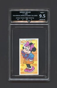 Graded Minnie Mouse The Magical World Of Disney 1989 Brooke Bond Tea Card Ref200 - Picture 1 of 2