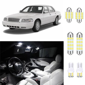 Kit de paquete de luz LED para Grand Marquis interior blanco + placa de matrícula 2003-2011 - Imagen 1 de 10