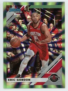 2019-20 Panini Donruss Eric Gordon Holo Green Laser #74 #/99 Rockets - Picture 1 of 1