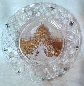 Antique 1904 St. Louis World's Fair Glass Plate - Picture 1 of 7