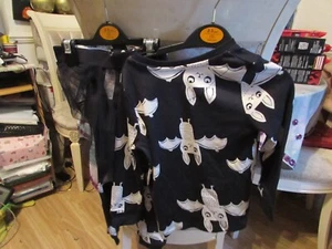 NOVELTY KID'S HALLOWEEN BAT THEMED BLACK 3 PIECE OUTFIT AGES 2/3 YEARS GEORGE - Picture 1 of 8