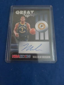 2020-21 Panini NBA Hoops Great Significance Malcolm Brogdon Auto Card #GS-MBR - Picture 1 of 1