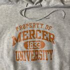 Adult Mercer University 1833 Bears Fleece Hoodie, Medium, Cotton Blend