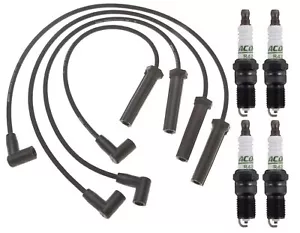 Professional Ignition Wire Set & 4 ACDelco Spark Plug Kit For Pontiac Sunfire L4 - Picture 1 of 1