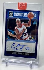 Charles Barkley 2018 Panini Donruss Optic Signature Series Purple Auto SSP