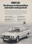 BMW 520 (E12) - Reklame Werbeanzeige Original-Werbung 1972 (2)