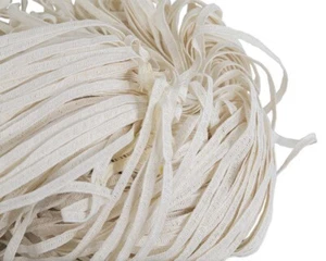 White Braid Trim Woven Ribbon 8mm Millinery Hat Making Crafts Aussie Seller - Picture 1 of 2