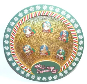 Disney Pin Mickey's Very Merry Party 2013 Snow Globe 6 Pin Set Mickey Donald WDW - Foto 1 di 24