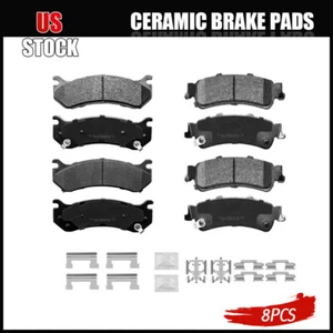 Pastillas de freno delanteras y traseras de cerámica para Chevy Silverado 1500 GMC Sierra 1500 Yukon - Imagen 1 de 6