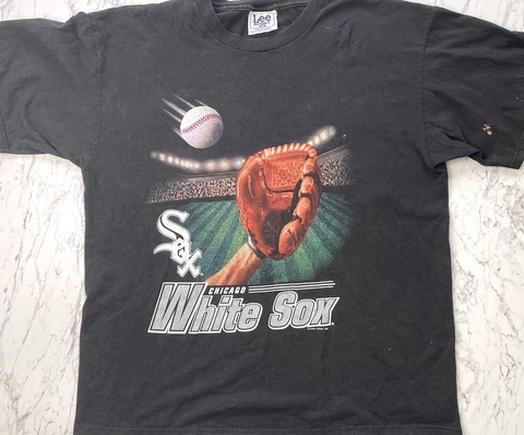 VTG Chicago White Sox Lee Sport Shirt Mens XL Cover