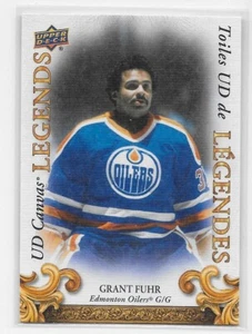 22/23 UPPER DECK TIM HORTONS LEGENDS CANVAS Grant Fuhr #CL8 - Picture 1 of 1