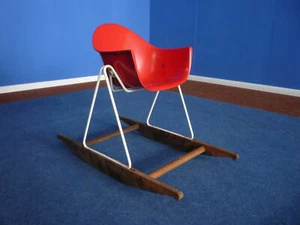 Rare Childrens Rocking Chair by Walter Pope for Wilkhahn 1950s Interior Home - Picture 1 of 9