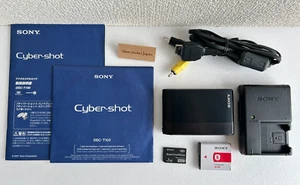 SONY Cyber shot DSC-T100 8.1MP 5x Compact Digital Camera Black From Japan - Picture 1 of 23