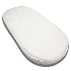 First Essentials Baby Stubenwagen Wiege Matratze OVAL *12 GRÖSSEN* Schaumstoff wasserdicht - Bild 1 von 6