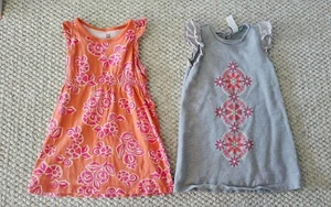 Tea Collection Summer Flutter Sleeve Dresses Lot Of 2 Size 18-24 mths - Picture 1 of 2