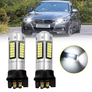 2x For BMW 3 Series F30 F31 F34 12-15 White LED DRL Daytime Running Light Bulbs - Picture 1 of 9