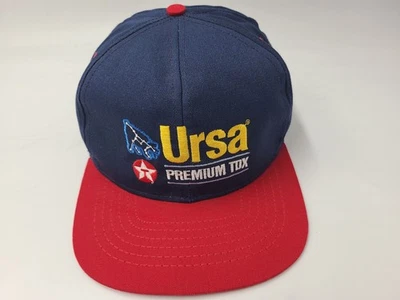 Gorra de colección Ursa Premium TDX Texaco Swingster Snapback Gasóleo Hombres Azul Rojo Foto 1 de 4